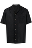 VERSACE SILK COTTON JACQUARD SHIRT Size: 48,  colour: BLACK