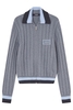 VERSACE VINTAGE CABLE KNIT SWEATER Size: 48,  colour: GREY