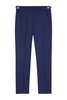 VERSACE WOOL CANVAS TROUSERS Size: IT50 UK40,  colour: NAVY