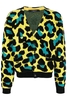 VERSACE WOVEN LEOPARD SWEATER Size: 50,  colour: BLACK
