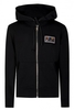 Versus Versace Box Logo Zip-through Hooded Sweatshirt