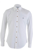 Vivienne Westwood 1 Button Poplin White Shirt