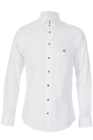Vivienne Westwood 3 Button Poplin White Shirt