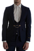 Vivienne Westwood Chain Waistcoat Insert Blazer Navy