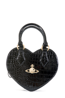 Vivienne Westwood Chancery Loveheart Patent Bag Black