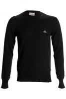 Vivienne Westwood Classic Chest Logo Jumper Black