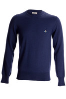 Vivienne Westwood Classic Chest Logo Jumper Blue