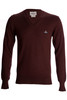 Vivienne Westwood Classic Chest Orb Jumper Burgundy