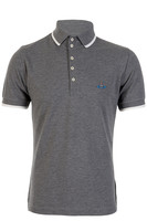 Vivienne Westwood Classic Contrast Trim Polo Grey