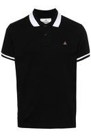 VIVIENNE WESTWOOD CLASSIC PIQUE POLO SHIRT Size: 3XL,  colour: BLACK