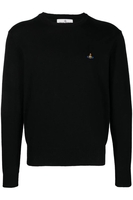 VIVIENNE WESTWOOD CREWNECK ORB SWEATER Size: L,  colour: BLACK