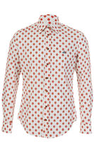 Vivienne Westwood Embroidered Floral Long Sleeve Shirt