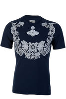 Vivienne Westwood Floral Print T-Shirt Blue