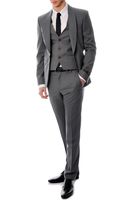 Vivienne Westwood Insert Waistcoat Suit Look Grey