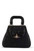 Vivienne Westwood Jasmine Bow-Detailed Leather Tote Black