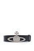 VIVIENNE WESTWOOD MEDIUM BAS RELIEF BELT Size: M,  colour: BLACK