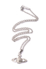 Vivienne Westwood Mini Bas Relief Silver Pendant