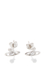 Vivienne Westwood Nano Solitaire Earrings Crystal