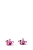 Vivienne Westwood Nano Solitaire Pink Earrings
