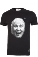 Vivienne Westwood Organic Face Print T-Shirt Black