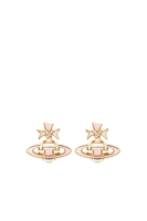 VIVIENNE WESTWOOD RIBBON 	BAS 	RELIEF	 EARRINGS Size: One,  colour: PIN