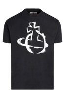 VIVIENNE WESTWOOD STENCIL ORB T SHIRT Size: M,  colour: BLACK