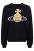 VIVIENNE WESTWOOD TIME MACHINE RAGLAN SWEATSHIRT Size: S,  colour: NAVY