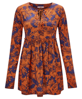 Abstract Floral Smock