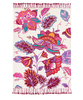 African Floral Tufted Wool Rug