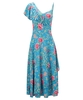 All The Frills Floral Maxi Dress