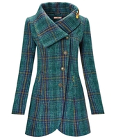 Asymmetric Collar Coat