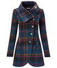 Asymmetric Collar Coat