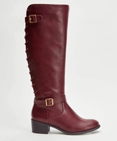 Autumn Walk Lace Back Boots