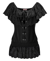 Bardot Neck Top