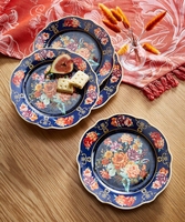 Beautiful Baroque Floral Side Plates