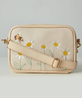 Bee And Daisy Embroidered Bag