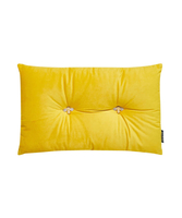 Bee Button Velvet Cushion