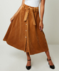 Belted Cord Skirt