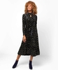 Black And Gold Majestic Velour Dress