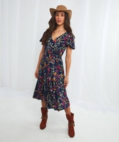Blissfully Bold Botanical Dress