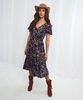 Blissfully Bold Botanical Dress