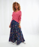 Blissfully Bold Botanical Skirt