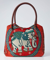 Boho Tapestry Elephant Bag