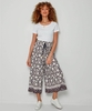 Border Print Trousers