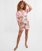 Boutique Tiger Print PJ Shorts