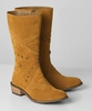 Brick Lane Suede Midi Boots