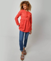 Broderie Anglaise Smock Top