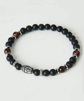 Buddha Bead And Stone Bracelet