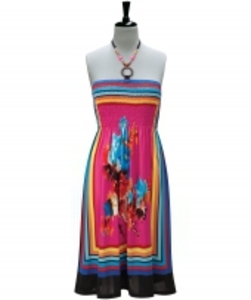 Burst Of Summer Halter Neck Dress