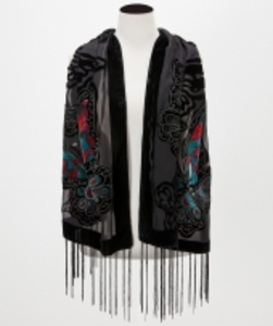 Butterfly Devore Scarf